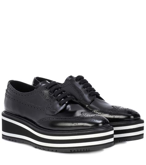 prada platform brogues women|prada platform heels.